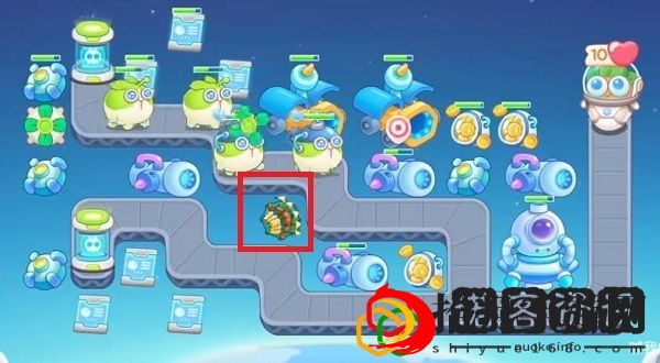保卫萝卜4太空穿越章节第1关怎么玩 太空穿越章节第1关玩法攻略
