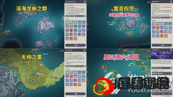 原神八重神子突破材料一览圣遗物(原神八重神子突破材料采集路线)
